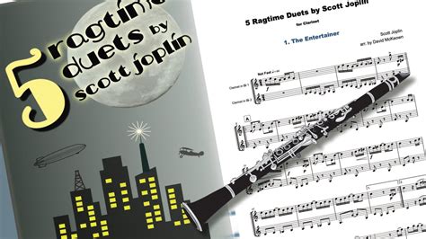 Five Ragtime Duets By Scott Joplin For Alto Saxophone